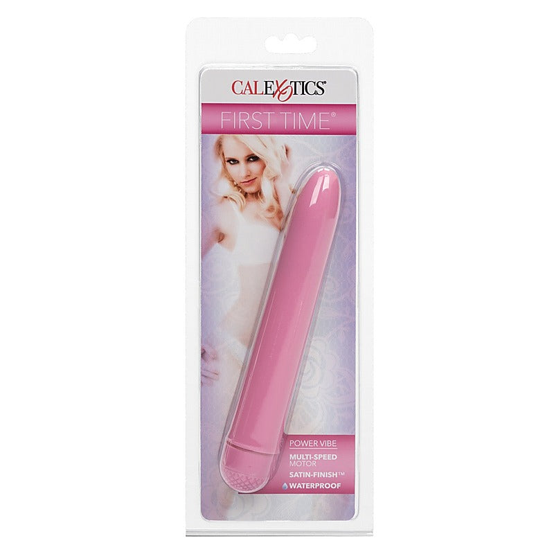 CalExotics First Time Power Vibrator Pink - Personal Massagers