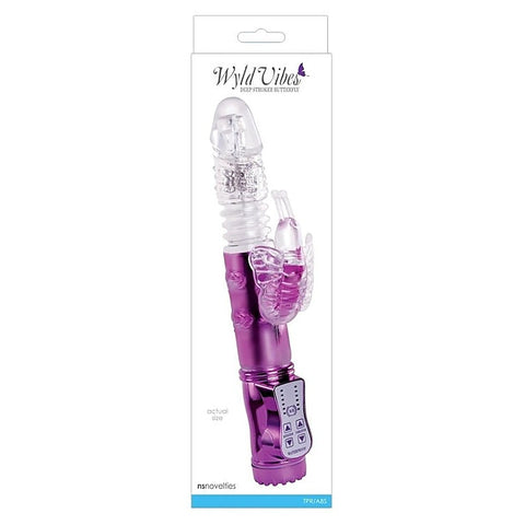 Wyld Vibes Butterfly Purple - Rabbit Vibrators