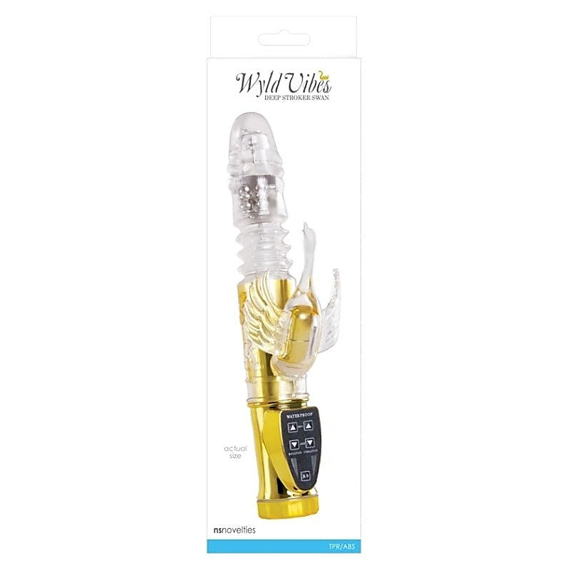 Wyld Vibes Swan Gold - Rabbit Vibrators