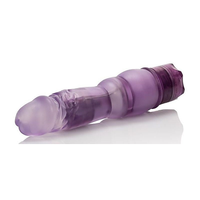CalExotics Impulse 10 Function Softee Satin Vibrating Dong - G-Spot Vibrators