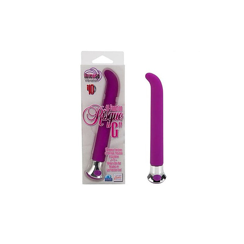 CalExotics 10 Function Risque G Spot Vibrator Purple - G-Spot Vibrators