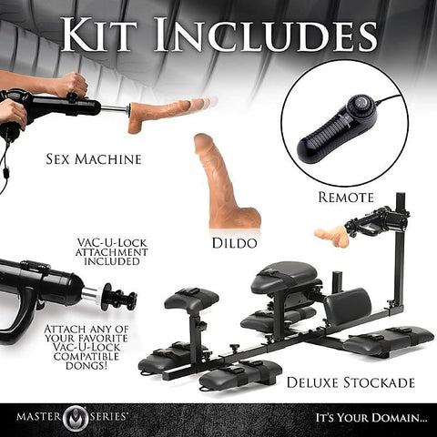 Master Series Subversion Stockade - Automated BDSM Pleasure