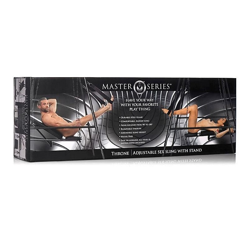 Master Series Throne - Luxurious Adjustable Sex Sling for Passionate Encounters - Sex Swings And Slings
