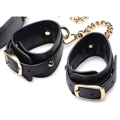 Elevate Your Submission - XR Brands Golden Bondage Collection - Bondage Kits