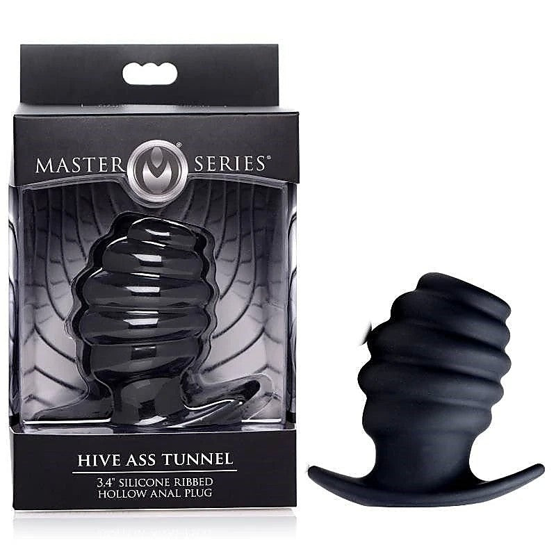 Premium Hive Ribbed Anal Plug By Xr Brands - Butt Plugs