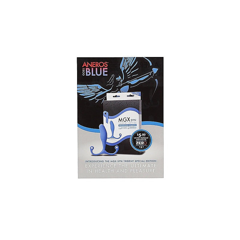 Aneros MGX Syn Trident Blue Promo Kit - Sex Kits