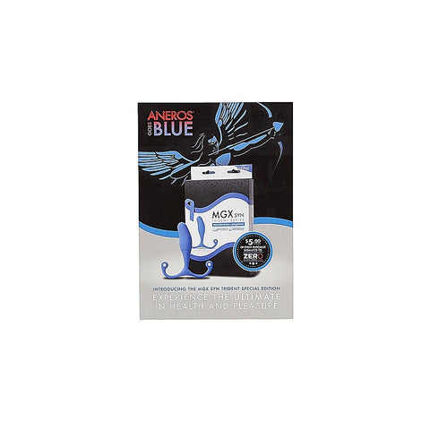 Aneros MGX Syn Trident Blue Promo Kit - Sex Kits