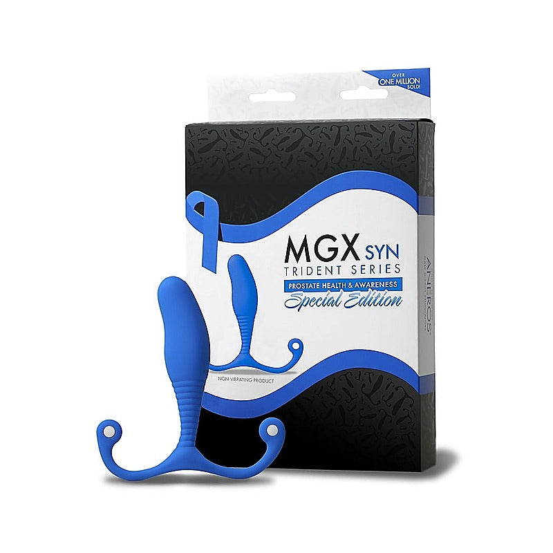 Aneros MGX Syn Trident Blue Promo Kit - Sex Kits