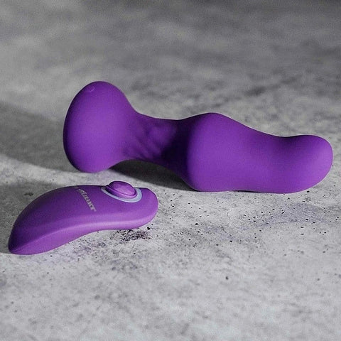 Zero Tolerance Tunnel Teaser Butt Plug with Remote Purple - Butt Plugs
