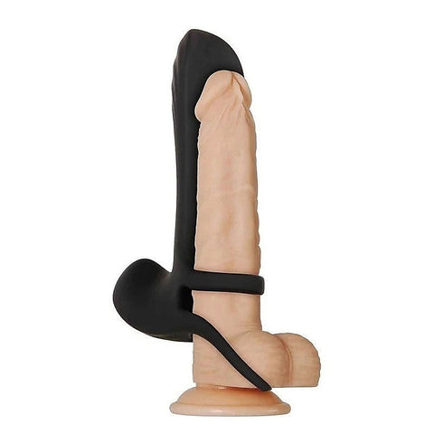 Zero Tolerance Vibrating Girth Enhancer Extension Black - Pumps, Extenders and Sleeves
