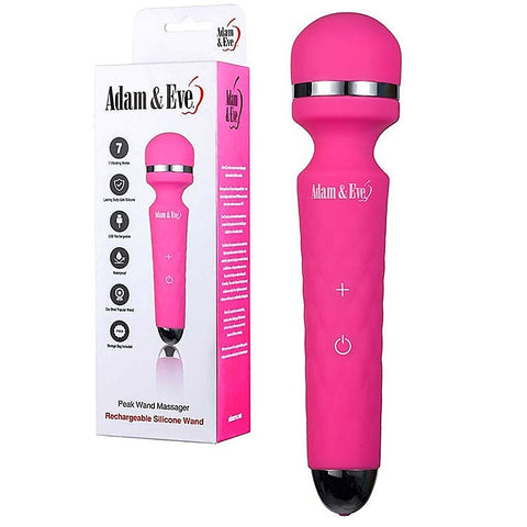 Peak Wand Silicone Adult Massager By Adam & Eve - Personal Massagers