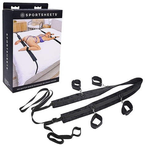 No Matter Where Bondage Restraint System Bed Restraints - Cuffs and Restraints