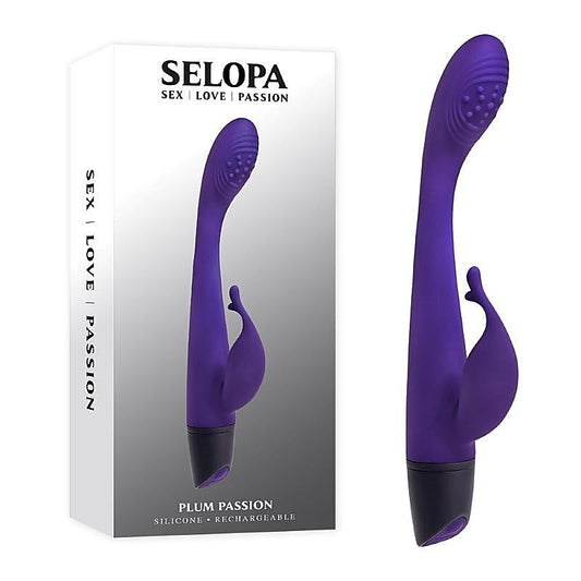 Selopa PLUM PASSION - Waterproof, Rechargeable Delight - Rabbit Vibrators