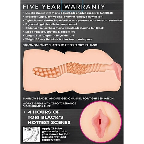 Zero Tolerance THRILL RIDE Vibrating Mens Stroker - Masturbators and Strokers