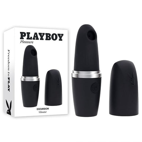 Playboy Pleasure Excursion Clitoral Suction Vibrator - Clit Ticklers and Pulsators