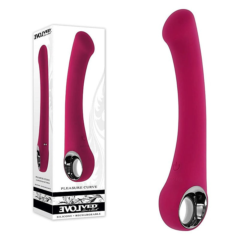 Evolved Pleasure Curve - Rechargeable G-Spot Vibrator - G-Spot Vibrators