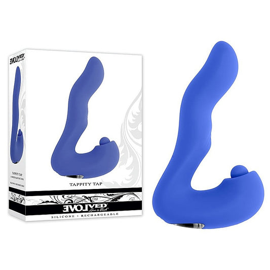 Evolved Tappity Tap - 10 Speeds, 5 Tapping Modes, USB Rechargeable - G-Spot Vibrators