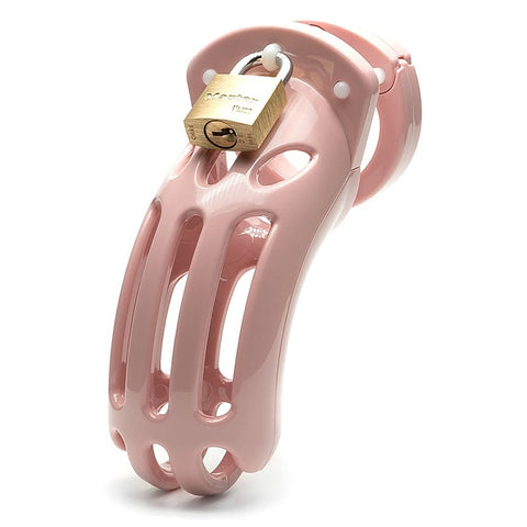 The Curve Chastity Cock Cage Kit By A L Enterprises - Male Chastity