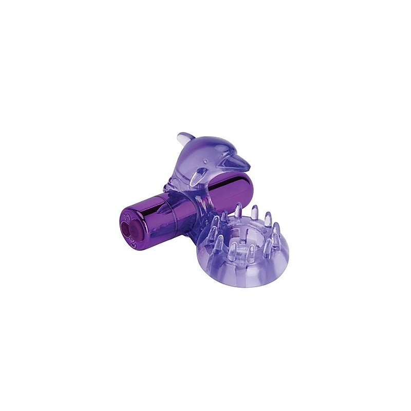 Bodywand Dolphin Ring with Clit Ticklers Cock Ring - Vibrating Cock Rings