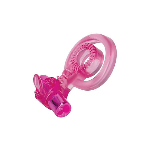 Bodywand Rechargeable Duo Ring with Clit Tickler - Vibrating Cock Rings