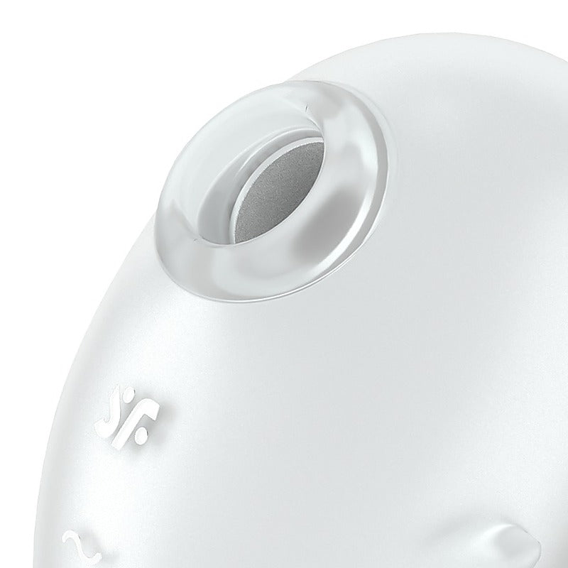 Cutie Ghost Double Air Pulse Clitoral Massager By Satisfyer - Clit Ticklers and Pulsators
