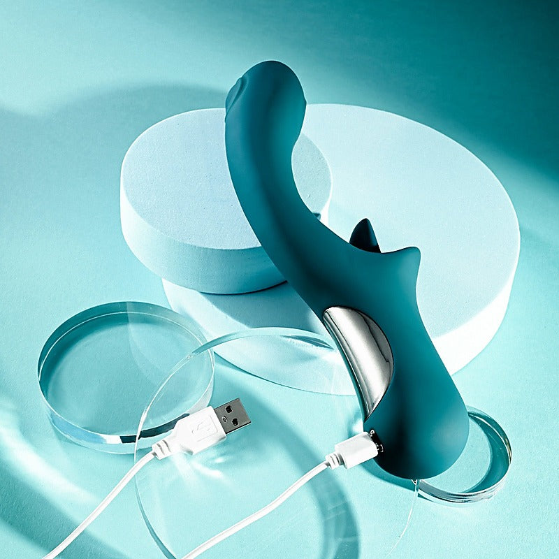 Playboy Pleasure Harmony Multi Functions Rabbit Vibrator - Clit Ticklers and Pulsators
