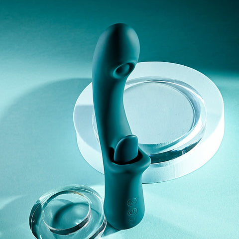 Playboy Pleasure Harmony Multi Functions Rabbit Vibrator - Clit Ticklers and Pulsators