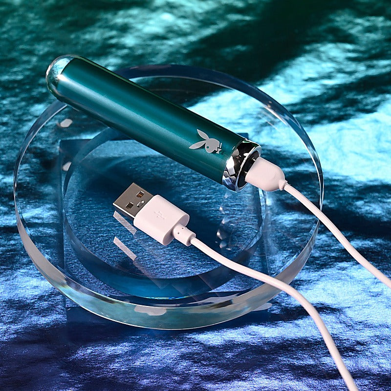 Playboy Pleasure Emerald Bullet Vibrator - Waterproof Vibrators
