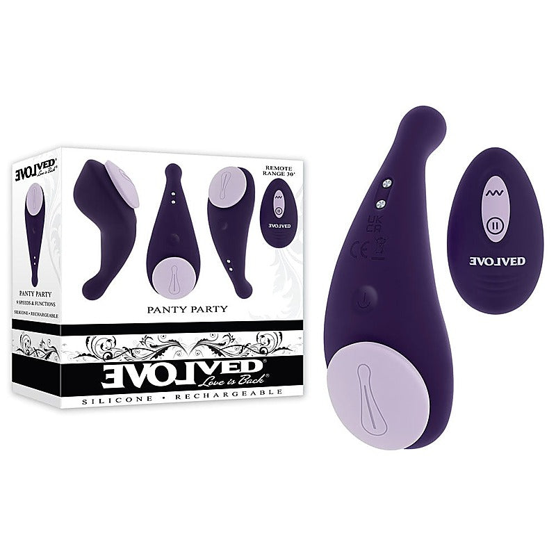Evolved PANTY PARTY Panty Vibe with Remote - Remote Control Vibrators