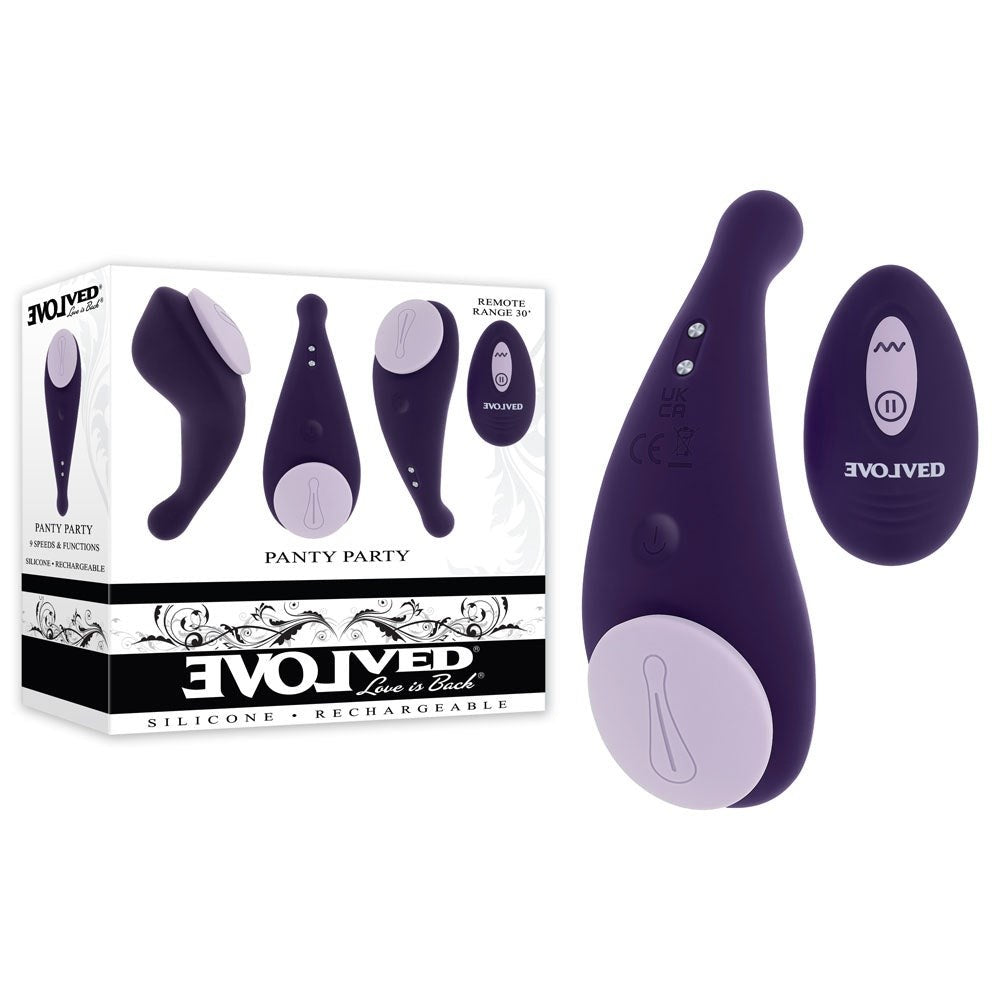 Evolved PANTY PARTY Panty Vibe with Remote - - Remote Control Vibrators