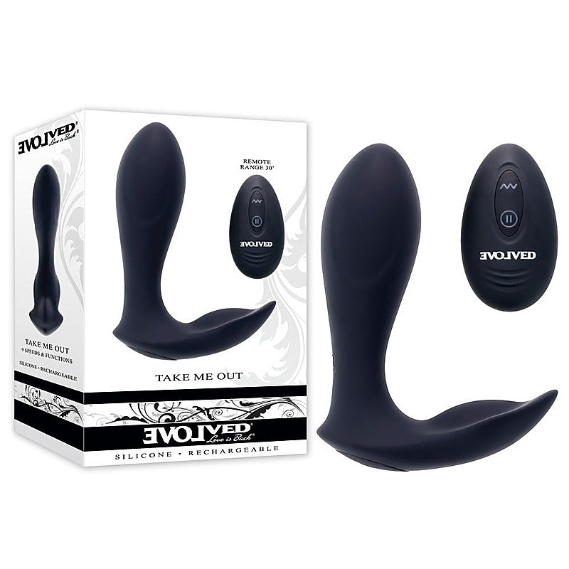 Evolved TAKE ME OUT - Dual-Motor Wearable Pleasure Device - Remote Control Vibrators