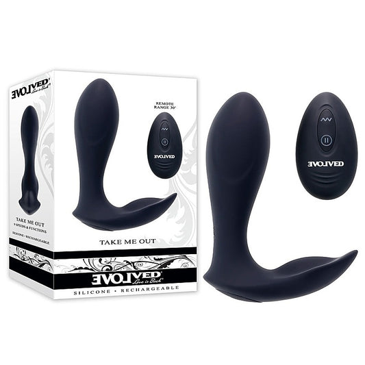 Evolved TAKE ME OUT - Dual-Motor Wearable Pleasure Device - Remote Control Vibrators