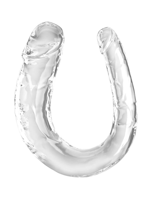 King Cock Clear Double Trouble Realistic Dildo - Realistic Dildos