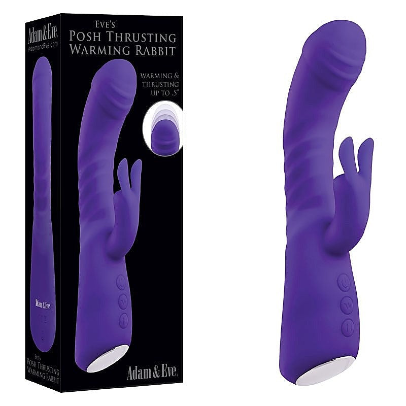 Eve'S Posh Thrusting Warming Rabbit By Adam & Eve - Rabbit Vibrators