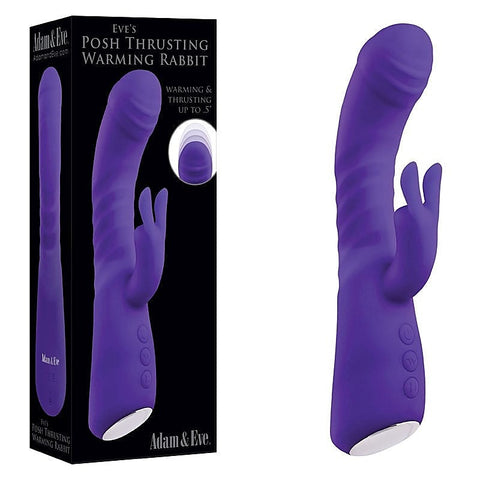 Eve'S Posh Thrusting Warming Rabbit By Adam & Eve - Rabbit Vibrators