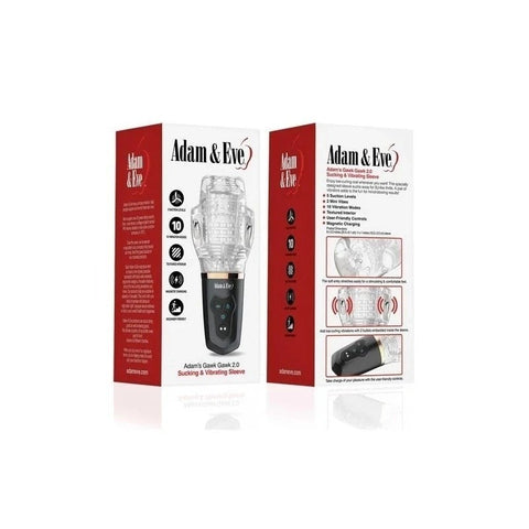 Dual-Vibration Thrusting Delight - Adam & Eve's Pleasure Enhancer - Masturbators and Strokers