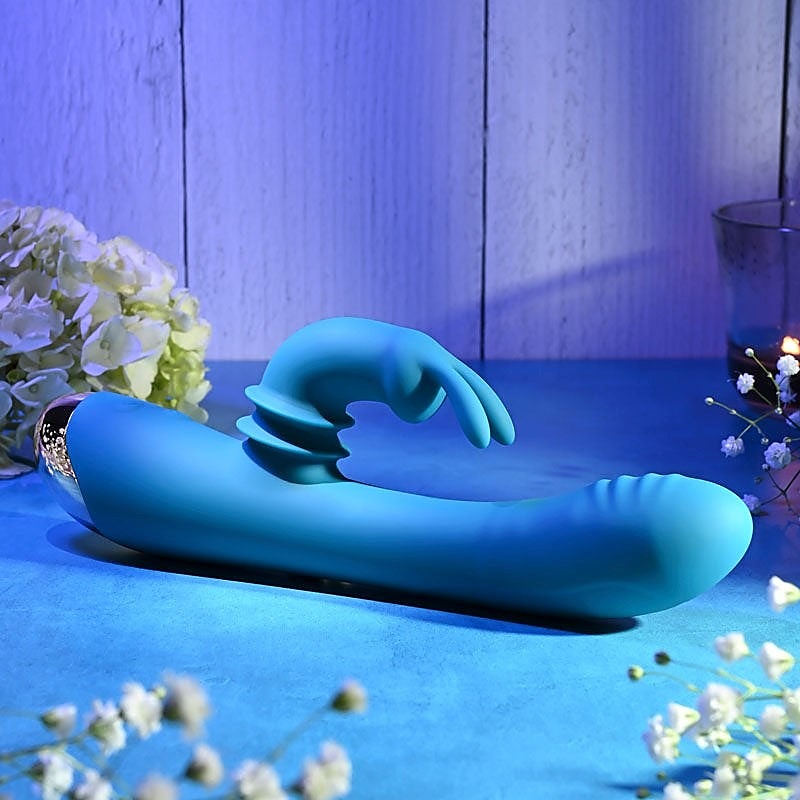 Shimmy & Shake Velvet Rabbit By Adam & Eve - Rabbit Vibrators