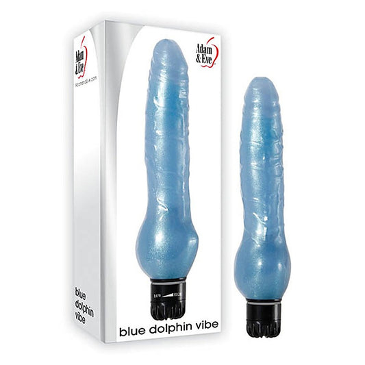Blue Dolphin - Waterproof Vibrating Dildo for Beginners - Vibrating Dildos