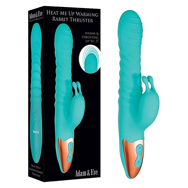 Heat Me Up Warming Rabbit Thruster by Adam & Eve Sextoys - Rabbit Vibrators