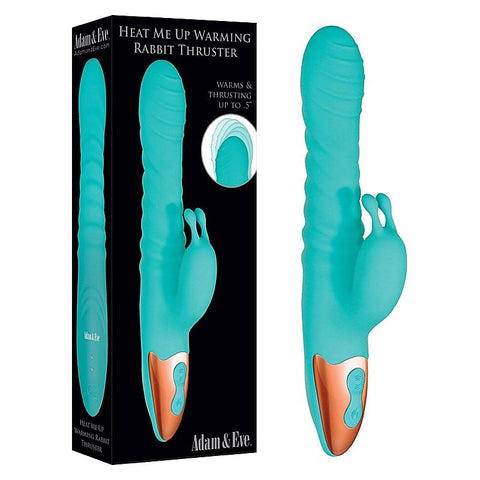 Heat Me Up Warming Rabbit Thruster by Adam & Eve Sextoys - Rabbit Vibrators