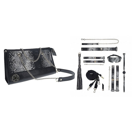 OUCH! FLORENCE Bondage Kit with Bag - Realistic Dildos