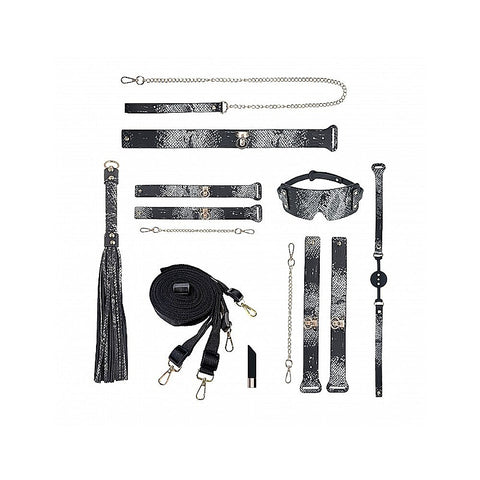 Ouch! Florence 8-Piece Bondage Set By Shots Toys - Realistic Dildos