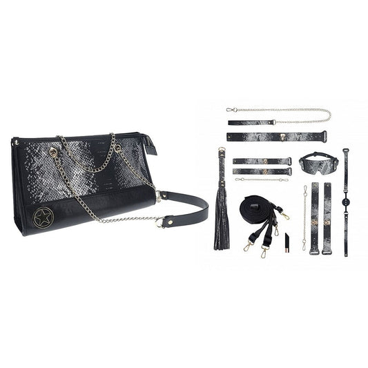 OUCH! FLORENCE Bondage Kit with Bag - Realistic Dildos