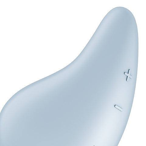 Dew Drop 12 Functions Lay-On Clitoral Vibrator By Satisfyer - Clit Ticklers and Pulsators