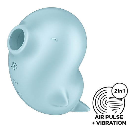 Satisfyer Sassy Seal Air Pulse Clitoral Stimulator - Clit Ticklers and Pulsators