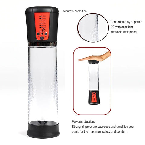 Maia JACKSON Premium USB-Powered Penis Enlargement Pump