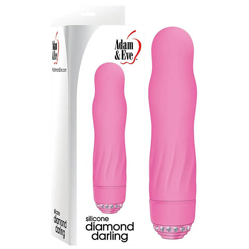 Diamond Darling Vibrator Pink by Adam & Eve Sextoys - Bullet Vibrators