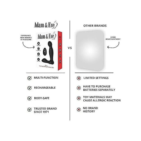 Adam & Eve's 14 cm Thrusting Vibrator - Anal Vibrators