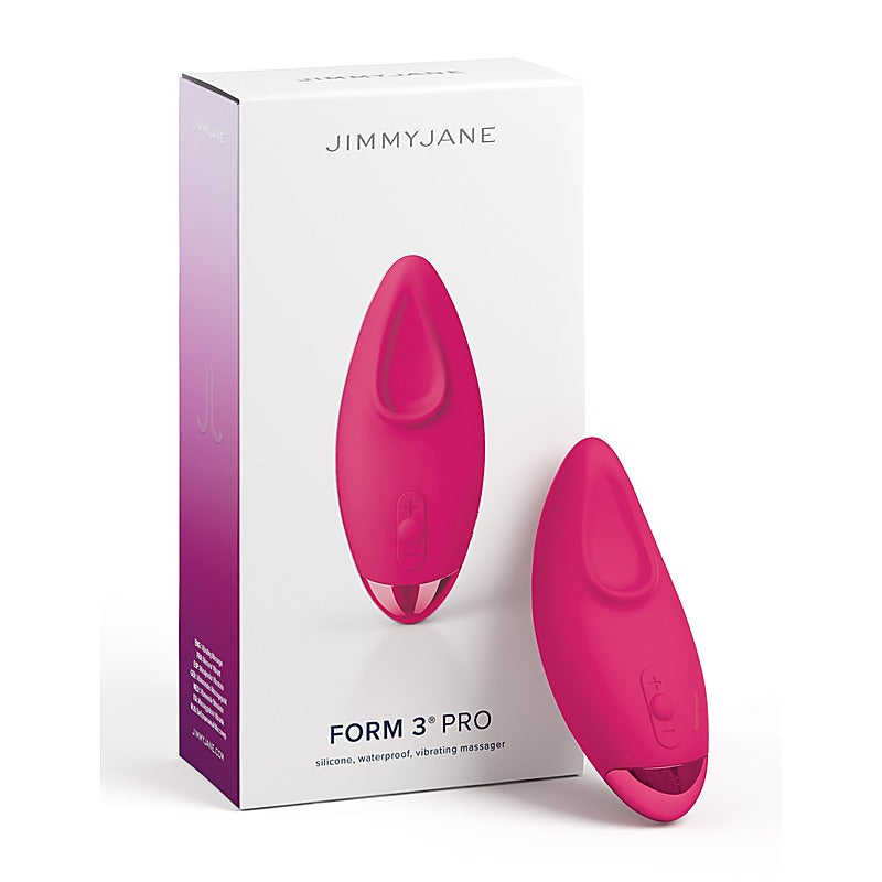Jimmyjane Form 3 Pro Curved Clitoral Stimulator - Clit Ticklers and Pulsators