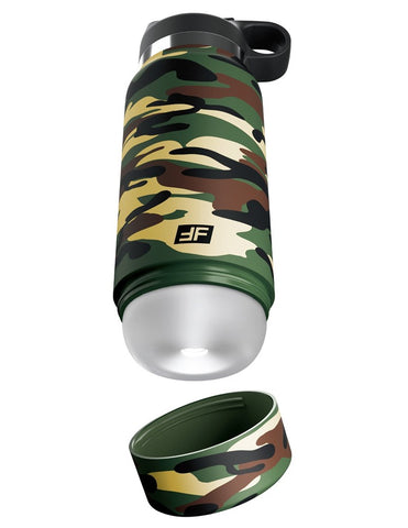PDX Plus Fap Flask - Happy Camper Mens Masturbator - Masturbators and Strokers